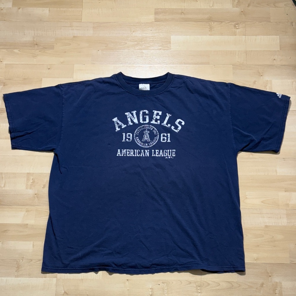 Adidas Navy Blue Graphic Men's Shirt
